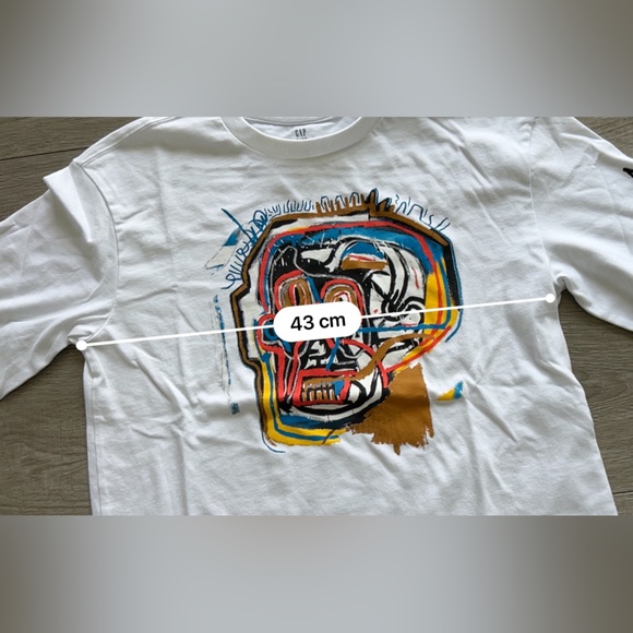 Jean-Michel Basquiat x GAP White Long Sleeve Tee - XL Youth (12-13Y) - Picture 5 of 9